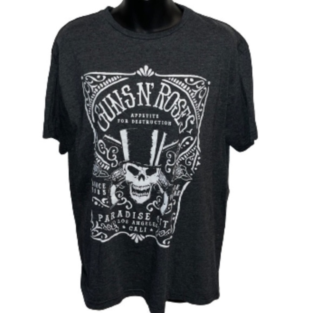 Bravado Guns N Roses appetite for destruction gray t-shirt size L